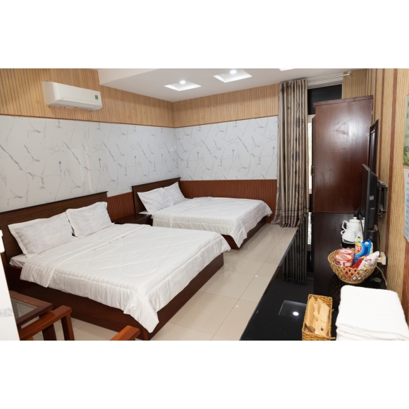 PHÒNG ĐÔI 2 GIƯỜNG 35M² – RỘNG RÃI & TIỆN NGHI CHO GIA ĐÌNH